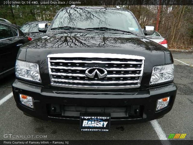 Liquid Onyx Black / Graphite 2010 Infiniti QX 56 4WD