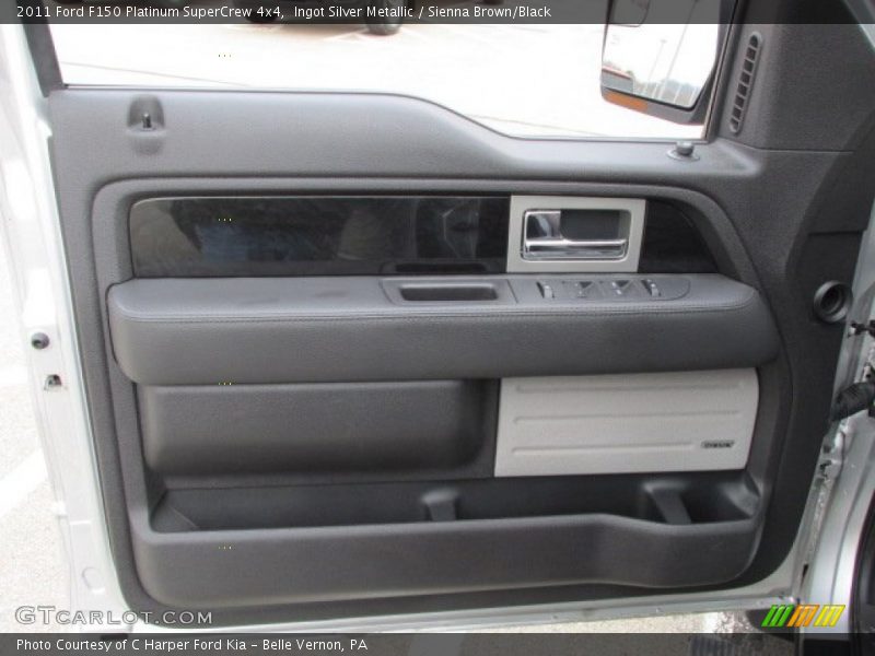 Ingot Silver Metallic / Sienna Brown/Black 2011 Ford F150 Platinum SuperCrew 4x4