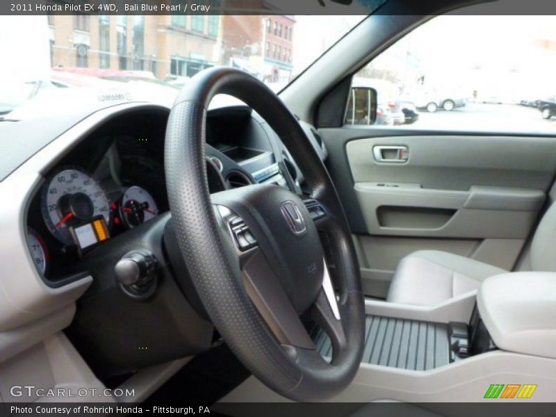 Bali Blue Pearl / Gray 2011 Honda Pilot EX 4WD