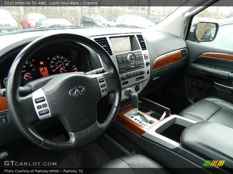 Liquid Onyx Black / Graphite 2010 Infiniti QX 56 4WD