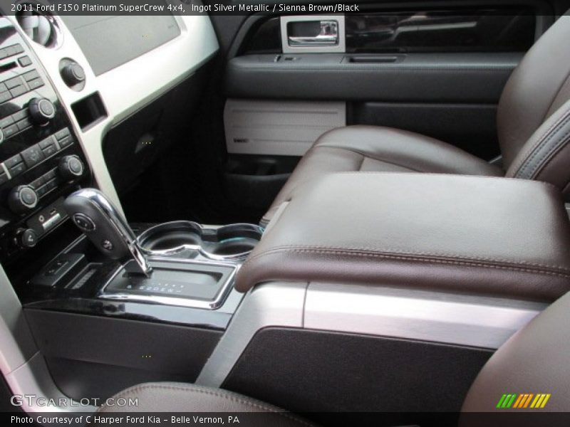 Ingot Silver Metallic / Sienna Brown/Black 2011 Ford F150 Platinum SuperCrew 4x4