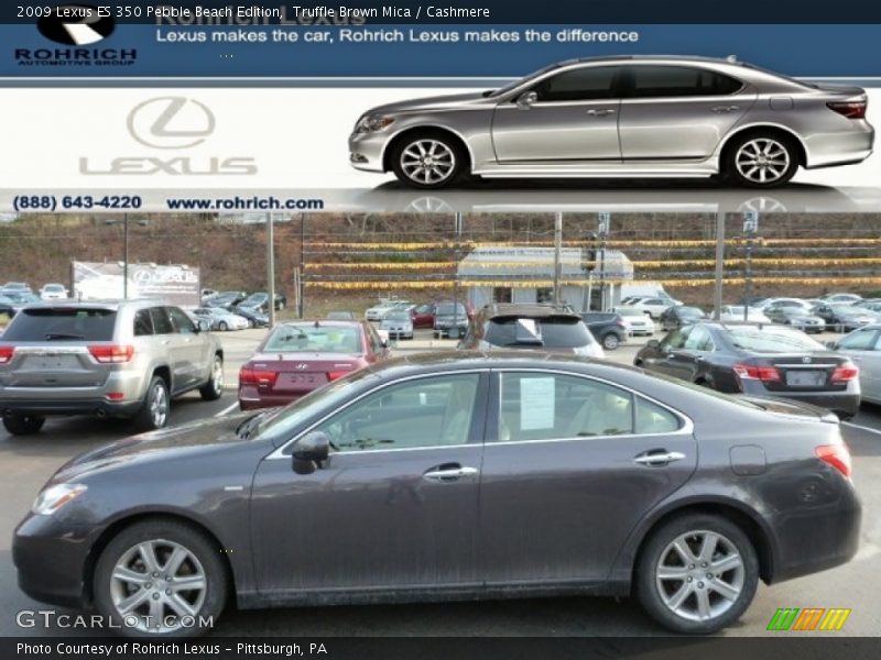 Truffle Brown Mica / Cashmere 2009 Lexus ES 350 Pebble Beach Edition