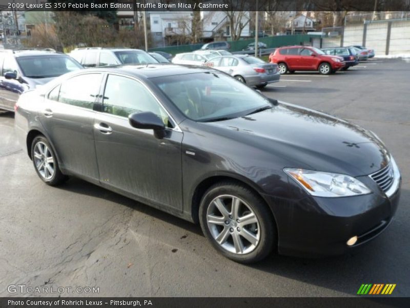 Truffle Brown Mica / Cashmere 2009 Lexus ES 350 Pebble Beach Edition