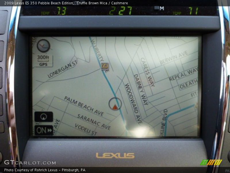 Truffle Brown Mica / Cashmere 2009 Lexus ES 350 Pebble Beach Edition