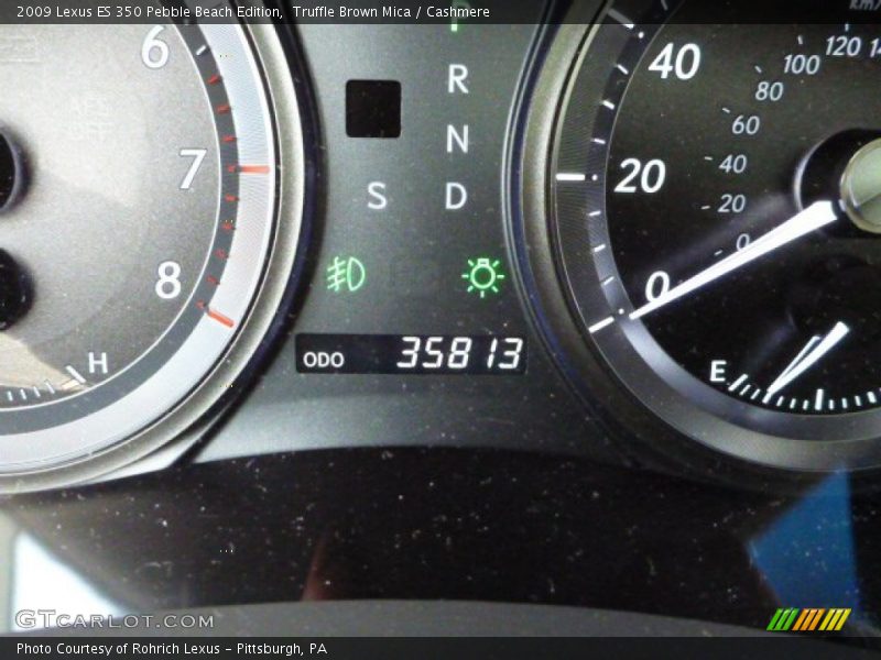 Truffle Brown Mica / Cashmere 2009 Lexus ES 350 Pebble Beach Edition