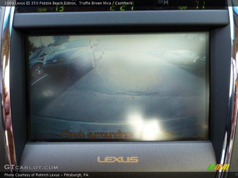 Truffle Brown Mica / Cashmere 2009 Lexus ES 350 Pebble Beach Edition