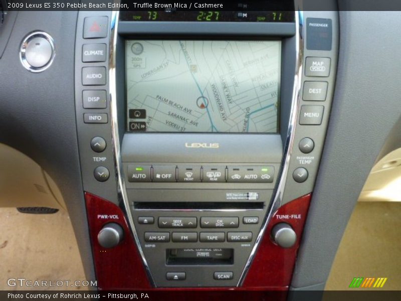 Truffle Brown Mica / Cashmere 2009 Lexus ES 350 Pebble Beach Edition