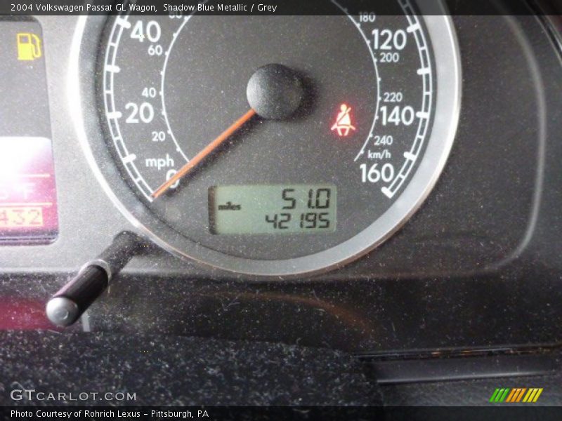Shadow Blue Metallic / Grey 2004 Volkswagen Passat GL Wagon