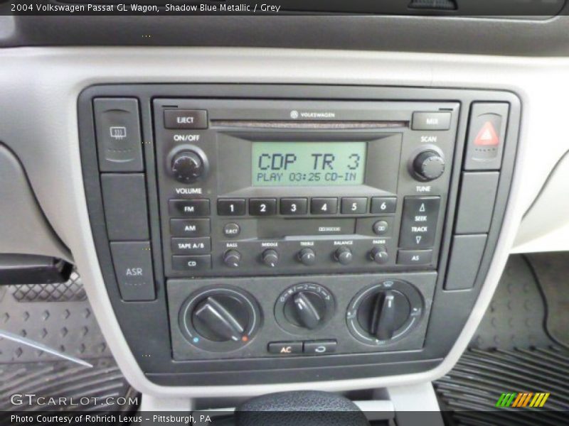 Shadow Blue Metallic / Grey 2004 Volkswagen Passat GL Wagon