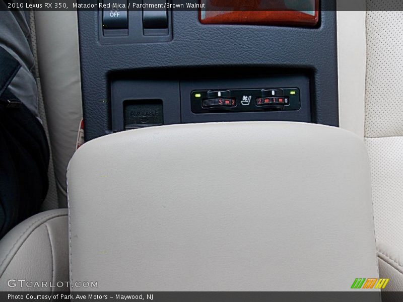 Matador Red Mica / Parchment/Brown Walnut 2010 Lexus RX 350
