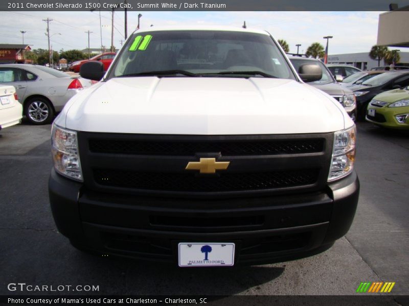 Summit White / Dark Titanium 2011 Chevrolet Silverado 1500 Crew Cab