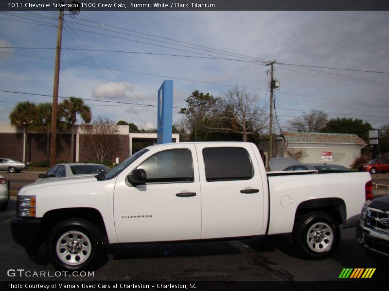 Summit White / Dark Titanium 2011 Chevrolet Silverado 1500 Crew Cab