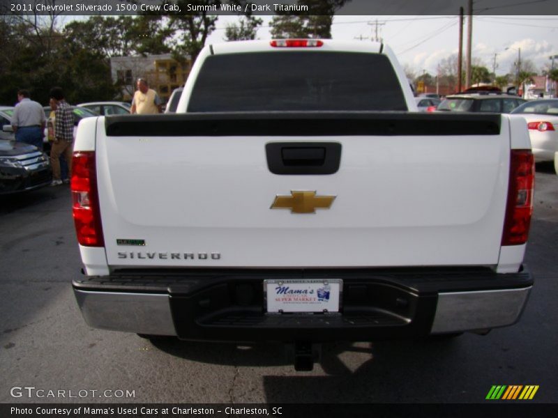 Summit White / Dark Titanium 2011 Chevrolet Silverado 1500 Crew Cab