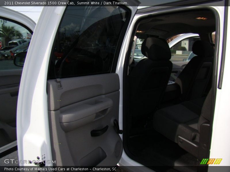 Summit White / Dark Titanium 2011 Chevrolet Silverado 1500 Crew Cab