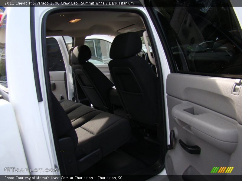 Summit White / Dark Titanium 2011 Chevrolet Silverado 1500 Crew Cab