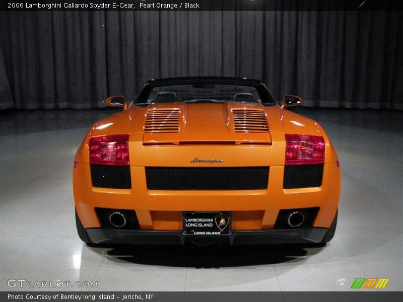 Pearl Orange / Black 2006 Lamborghini Gallardo Spyder E-Gear