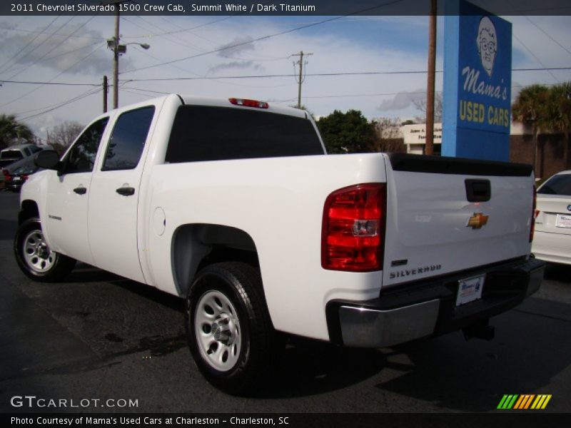 Summit White / Dark Titanium 2011 Chevrolet Silverado 1500 Crew Cab