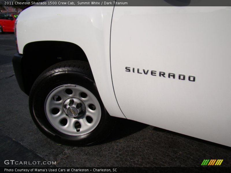 Summit White / Dark Titanium 2011 Chevrolet Silverado 1500 Crew Cab