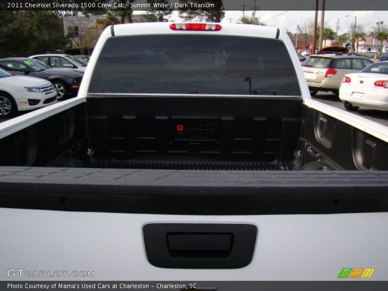 Summit White / Dark Titanium 2011 Chevrolet Silverado 1500 Crew Cab