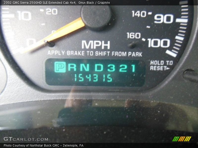 Onyx Black / Graphite 2002 GMC Sierra 2500HD SLE Extended Cab 4x4