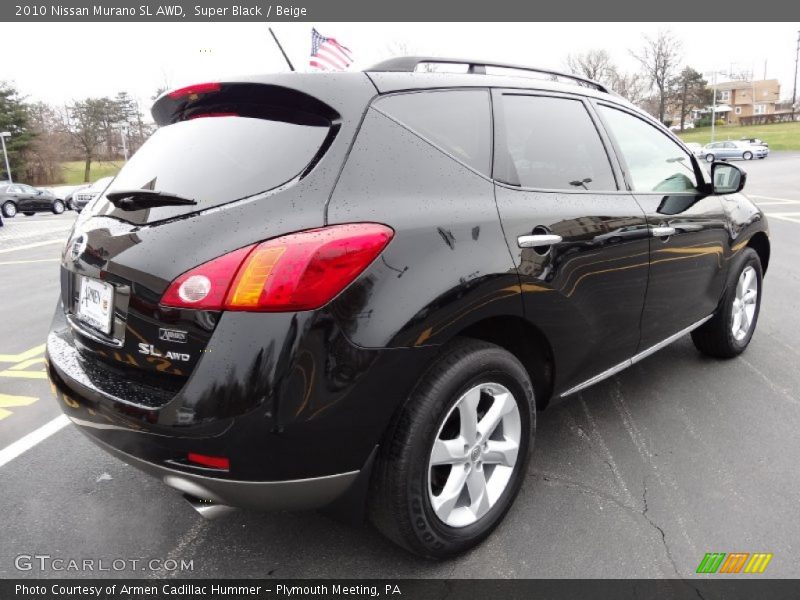 Super Black / Beige 2010 Nissan Murano SL AWD