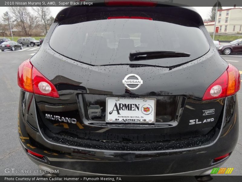Super Black / Beige 2010 Nissan Murano SL AWD