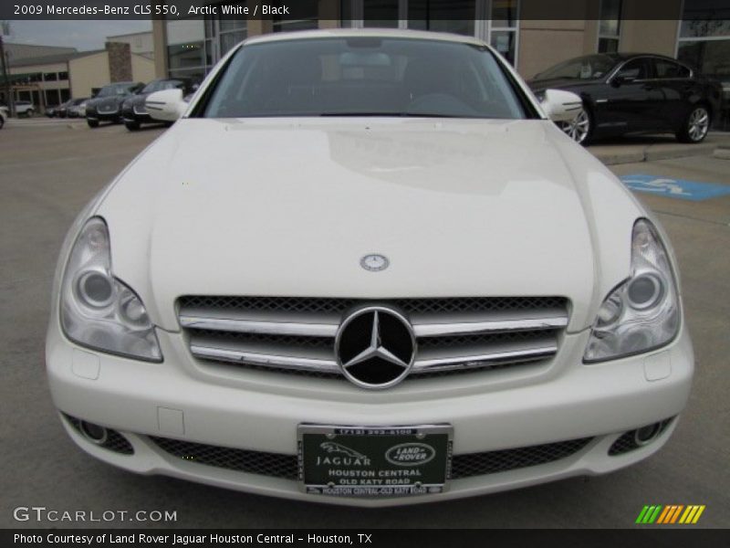 Arctic White / Black 2009 Mercedes-Benz CLS 550