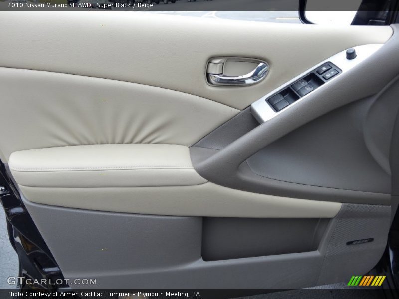 Super Black / Beige 2010 Nissan Murano SL AWD