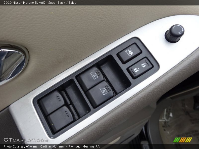 Super Black / Beige 2010 Nissan Murano SL AWD