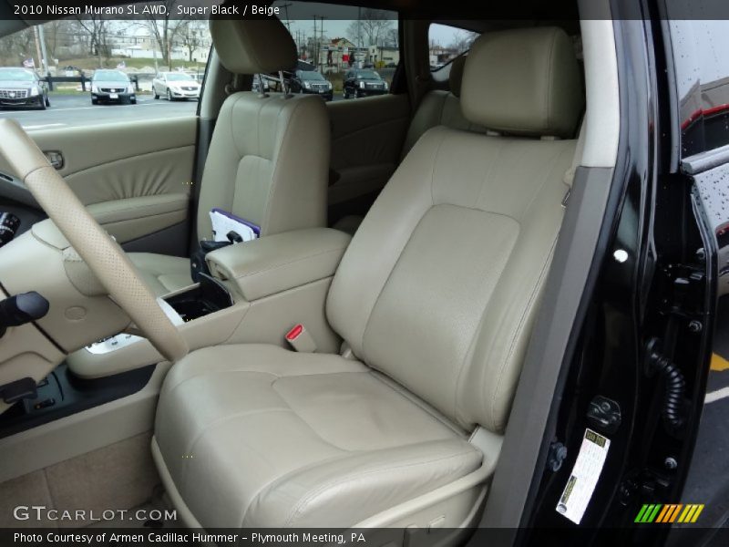 Super Black / Beige 2010 Nissan Murano SL AWD