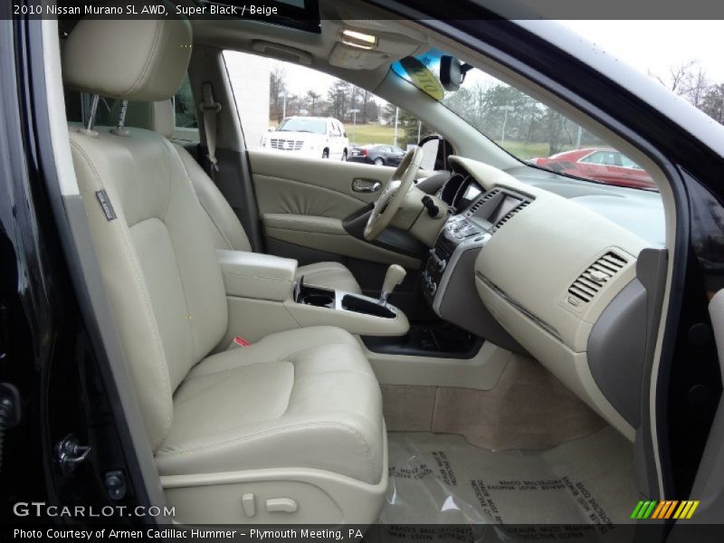 Super Black / Beige 2010 Nissan Murano SL AWD