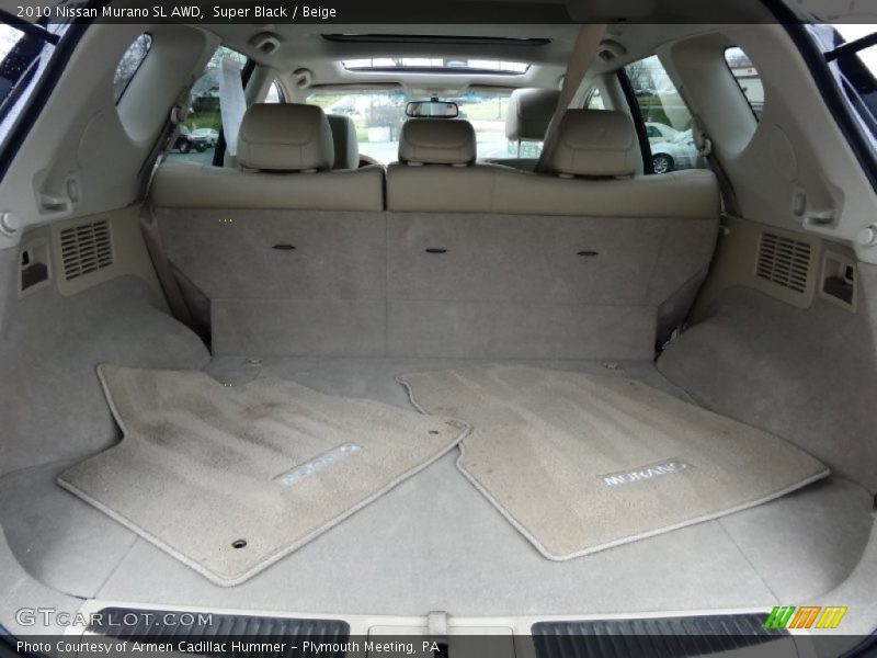 Super Black / Beige 2010 Nissan Murano SL AWD
