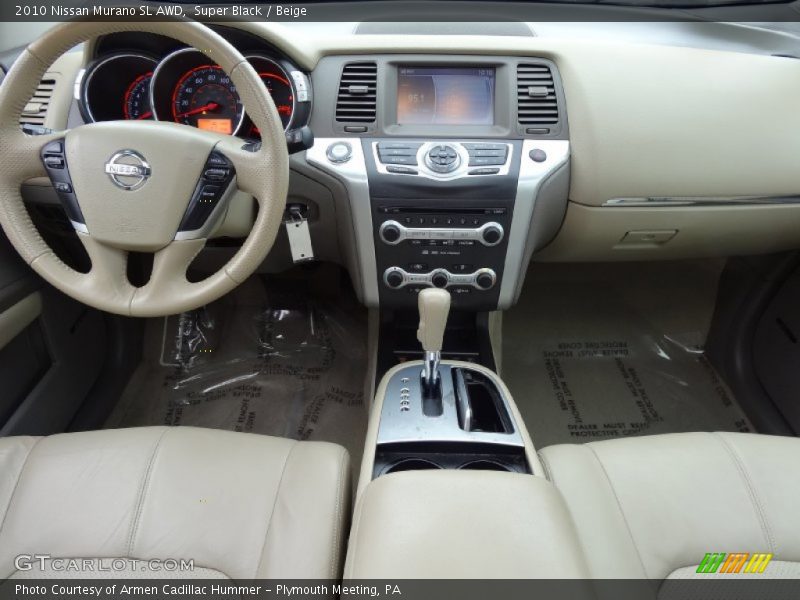 Super Black / Beige 2010 Nissan Murano SL AWD