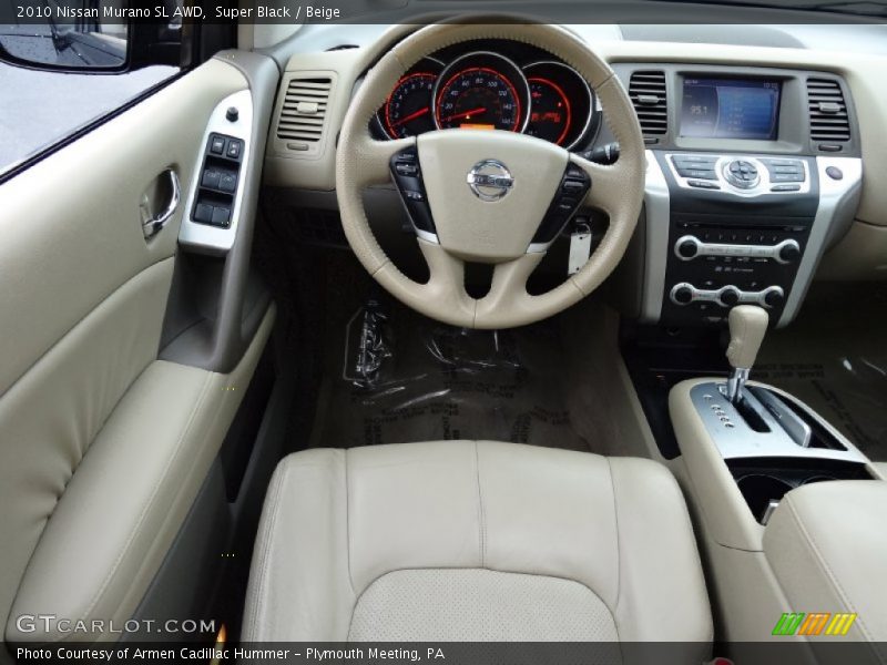 Super Black / Beige 2010 Nissan Murano SL AWD