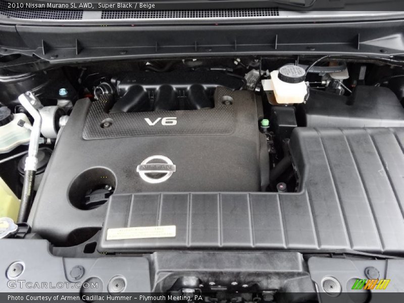Super Black / Beige 2010 Nissan Murano SL AWD