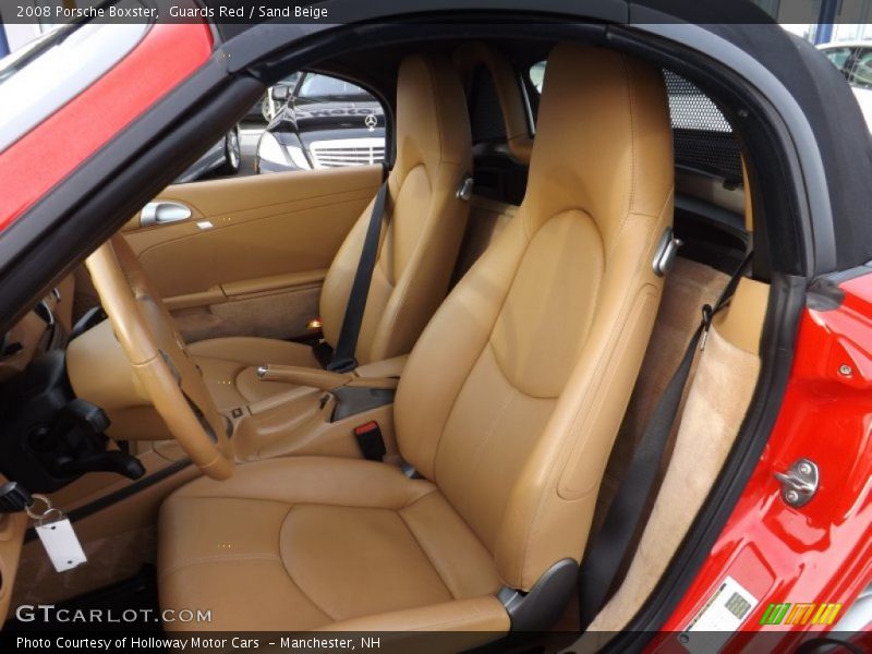 Guards Red / Sand Beige 2008 Porsche Boxster