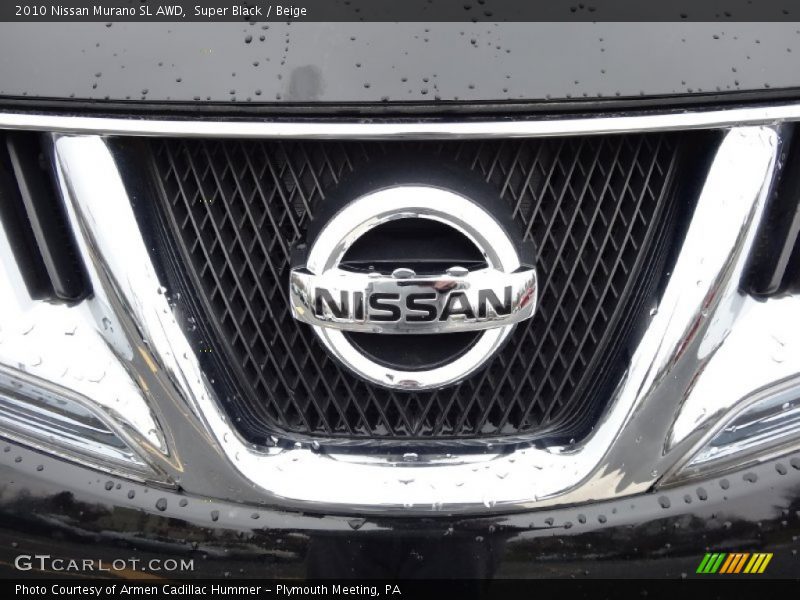 Super Black / Beige 2010 Nissan Murano SL AWD