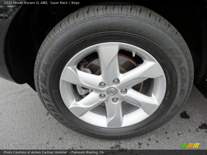 Super Black / Beige 2010 Nissan Murano SL AWD
