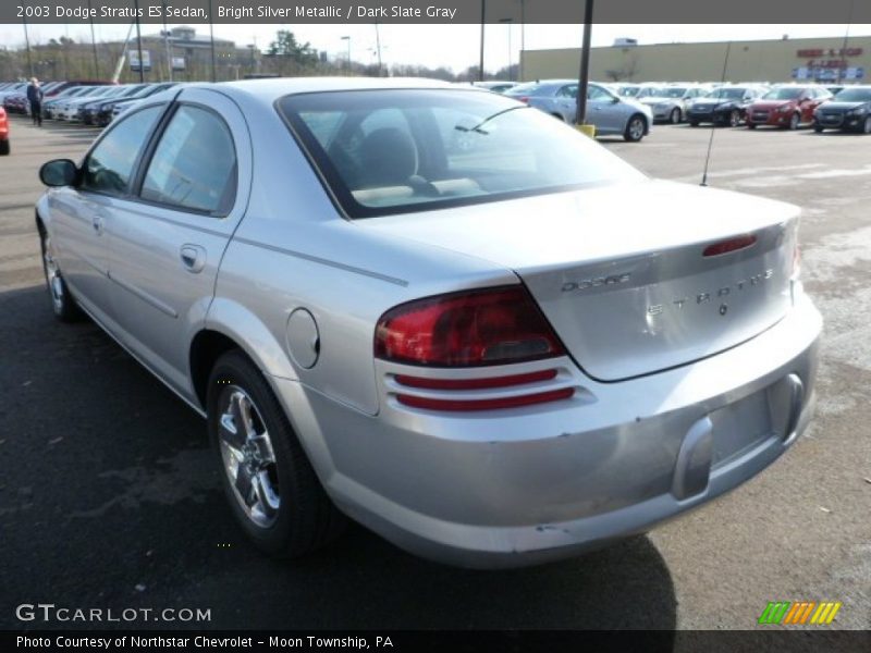 Bright Silver Metallic / Dark Slate Gray 2003 Dodge Stratus ES Sedan