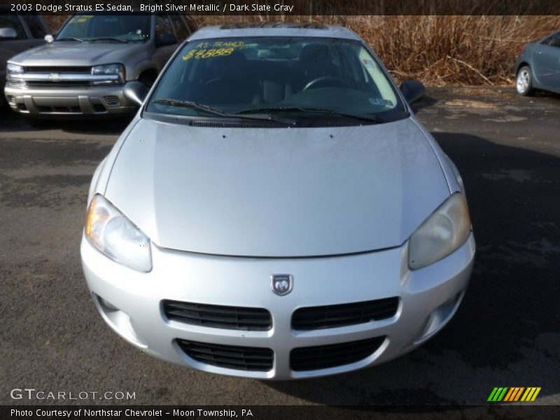 Bright Silver Metallic / Dark Slate Gray 2003 Dodge Stratus ES Sedan