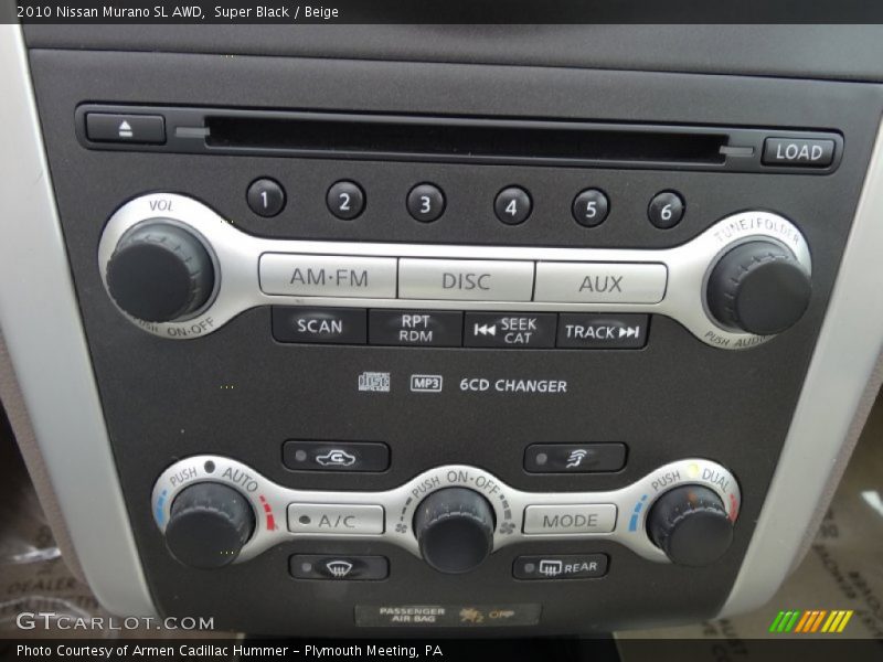 Super Black / Beige 2010 Nissan Murano SL AWD