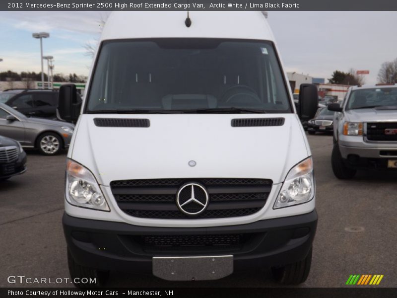 Arctic White / Lima Black Fabric 2012 Mercedes-Benz Sprinter 2500 High Roof Extended Cargo Van