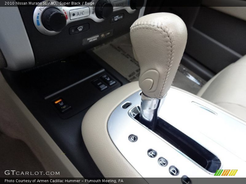 Super Black / Beige 2010 Nissan Murano SL AWD
