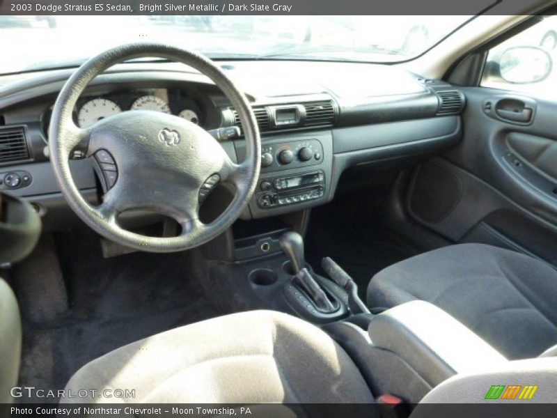 Bright Silver Metallic / Dark Slate Gray 2003 Dodge Stratus ES Sedan
