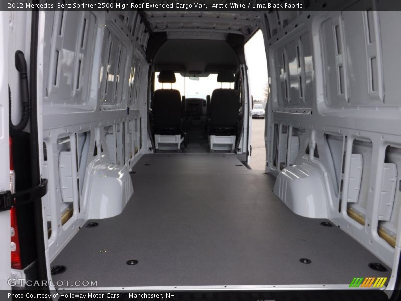 Arctic White / Lima Black Fabric 2012 Mercedes-Benz Sprinter 2500 High Roof Extended Cargo Van