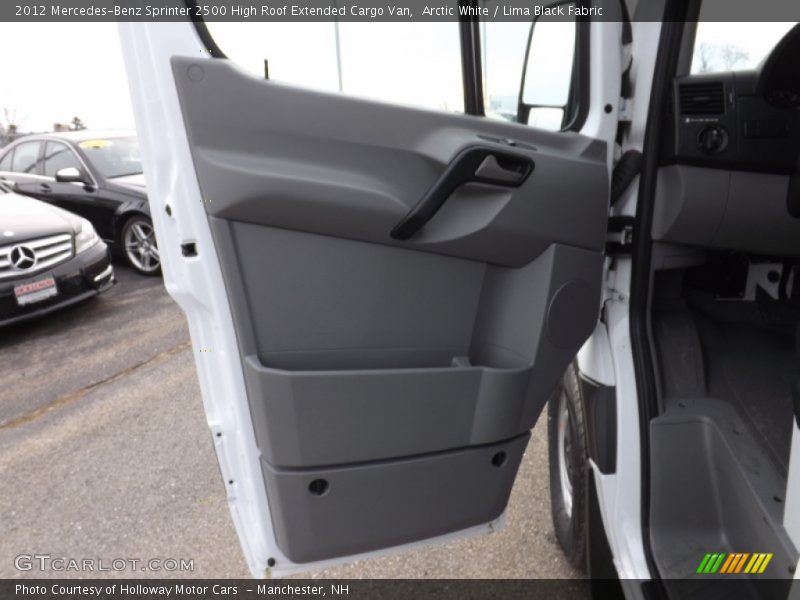 Arctic White / Lima Black Fabric 2012 Mercedes-Benz Sprinter 2500 High Roof Extended Cargo Van