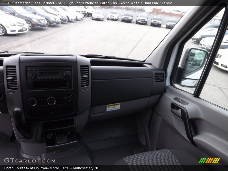 Arctic White / Lima Black Fabric 2012 Mercedes-Benz Sprinter 2500 High Roof Extended Cargo Van