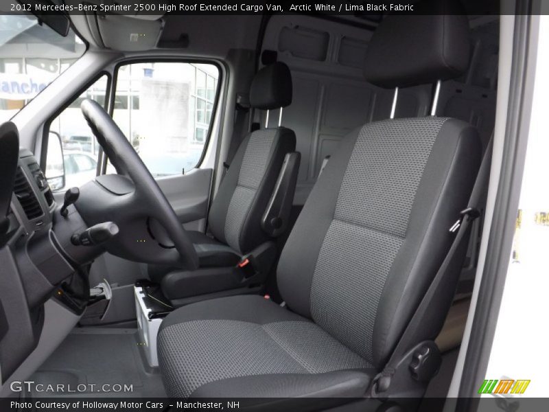 Arctic White / Lima Black Fabric 2012 Mercedes-Benz Sprinter 2500 High Roof Extended Cargo Van