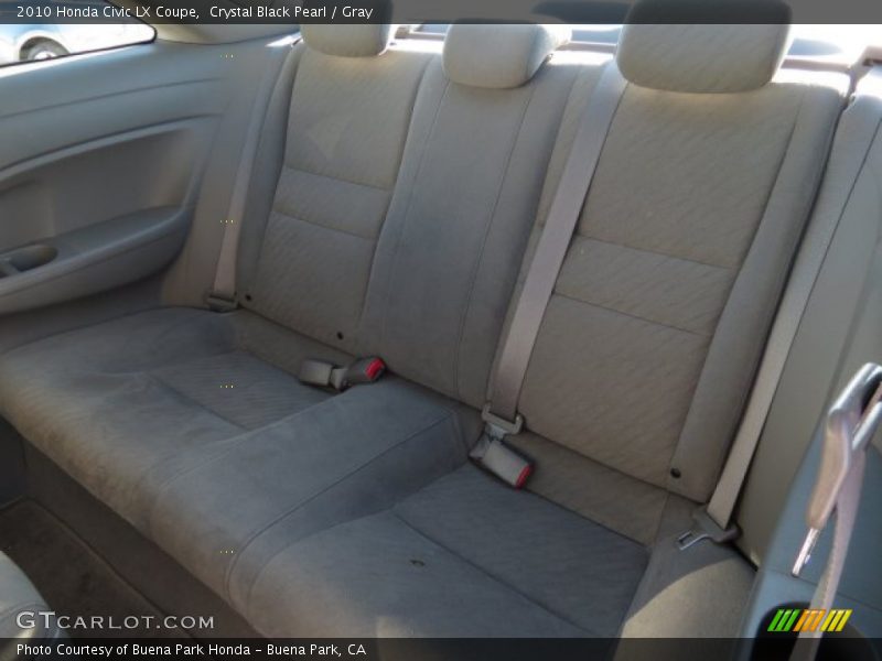 Rear Seat of 2010 Civic LX Coupe