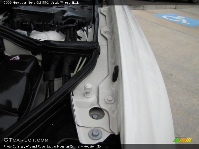 Arctic White / Black 2009 Mercedes-Benz CLS 550